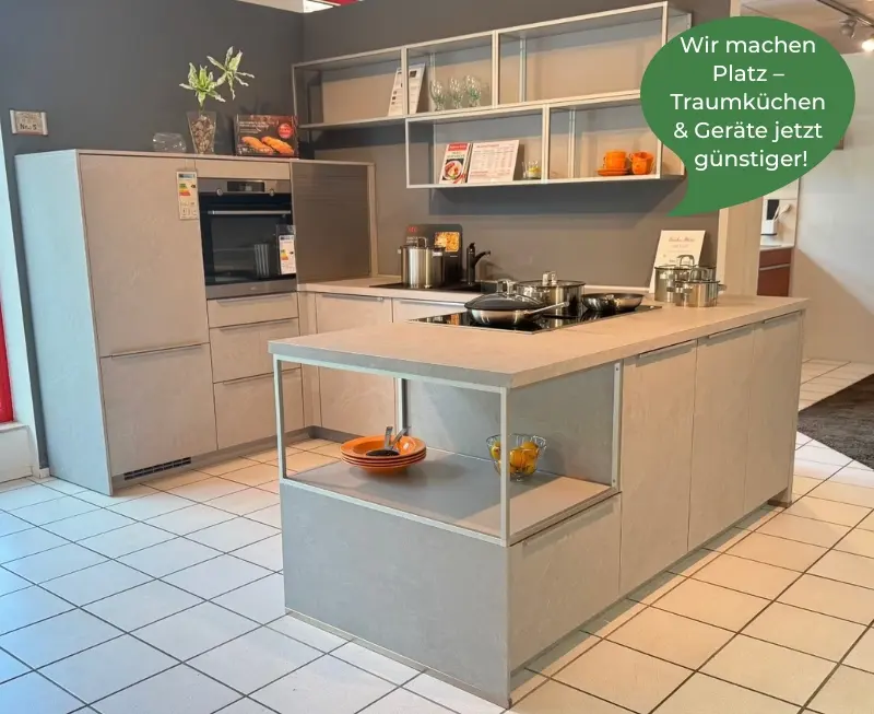 Weiter zu: Küchenabverkauf - Solange der Vorrat reicht!