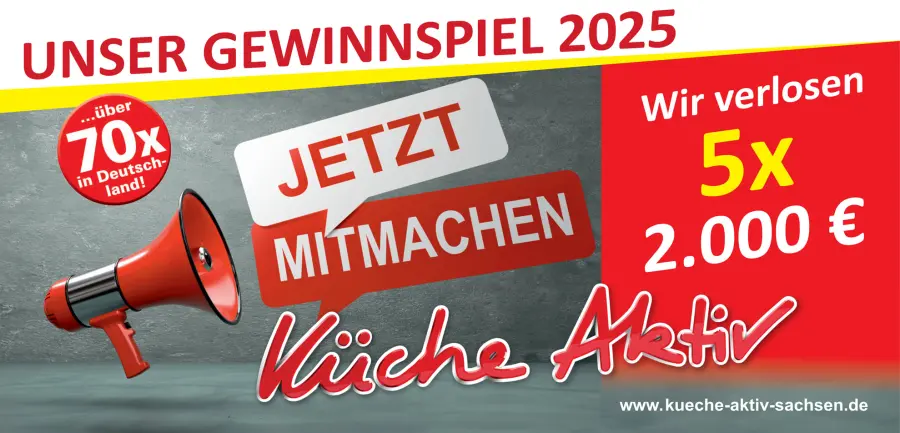 Gewinnspiel 2025 - Wir verlosen 5x 2000 €